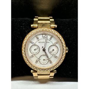 Michael Kors Mini Parker MK5616 Women Rose Gold Analog Dial Quartz Watch JNA237